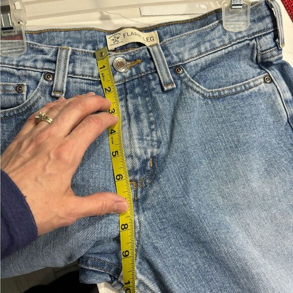 Arizona Jean Co. | Juniors Flared Denim Blue Jeans - Picture 12 of 13